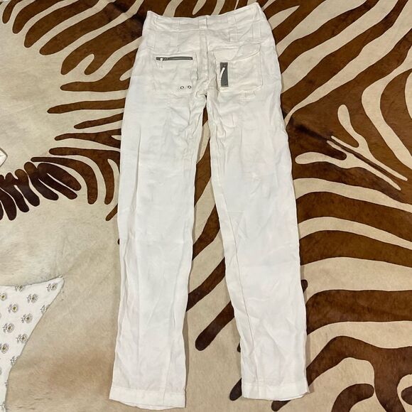 pete & greta Johnny Was Cargo Pants Size 2
NWOT - Ivory Off White Silky Bottoms - Picture 6 of 14
